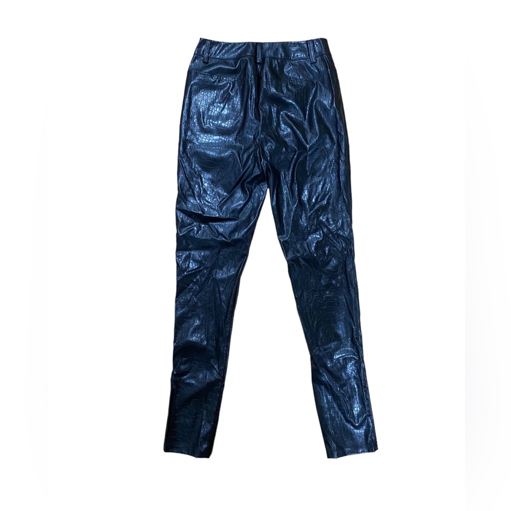 Croc PU Skinny Pants - Picture 2 of 3